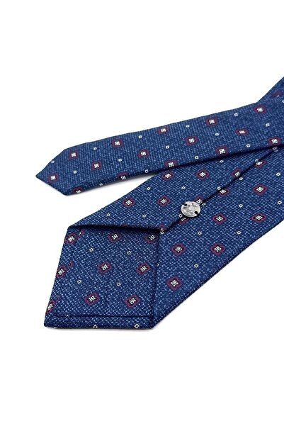 La Pescara Синій класичний краватка з дрібним візерунком KK11899