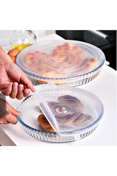 MİEN Silicone Round Pyrex Tray Cover 2 Sizes