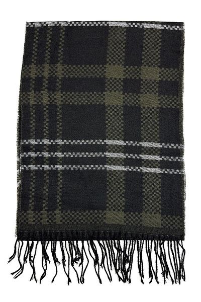 Kravatkolik Black - Green Plaid Pattern Men's Camisole K560