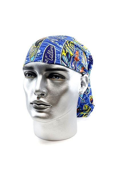 Kravatkolik Surfboard Blue Bandana BND98