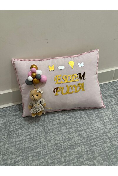 hediyeparki Bebek Takı Yastığı Isimli