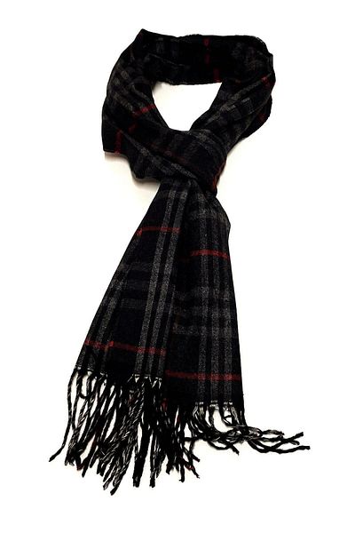 Kravatkolik Black Checkered Men's Camisole K338