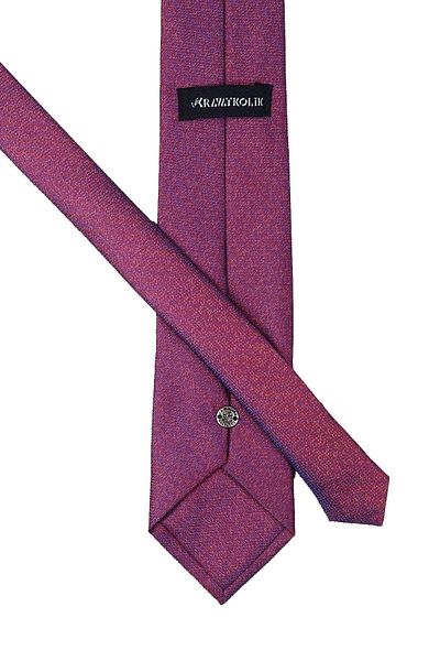 Kravatkolik Men's Orange Sand Pattern Classic Necktie with Handkerchief Kk10209
