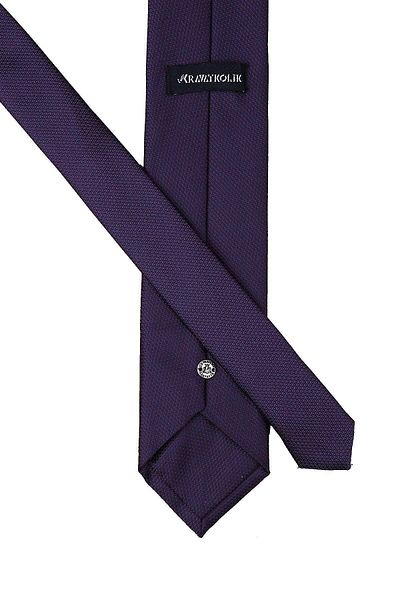 Kravatkolik Navy Blue Dot Pattern Classic Tie with Handkerchief Kk10359