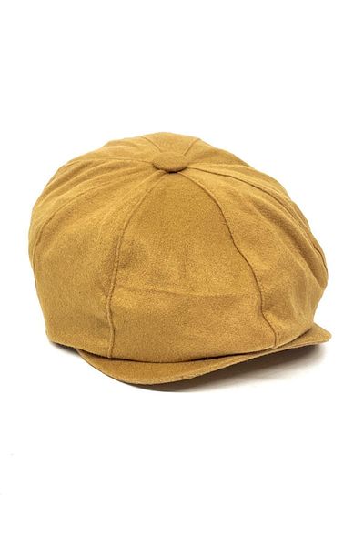 La Pescara Camel Color Men's Wool Cap Hat Kst55