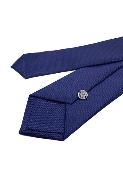 Kravatkolik Navy Blue Dot Pattern Thin Tie