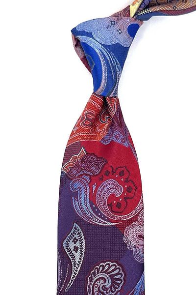 Kravatkolik Shawl Pattern Multicolor Patchwork Classic Tie KK12184