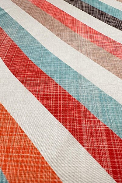 La Pescara Bandana de eșarfă cu model linie multicoloră 55-55 cm KDNF20