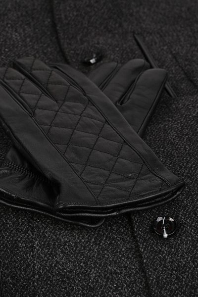 Kravatkolik Black Men's Leather Gloves El12