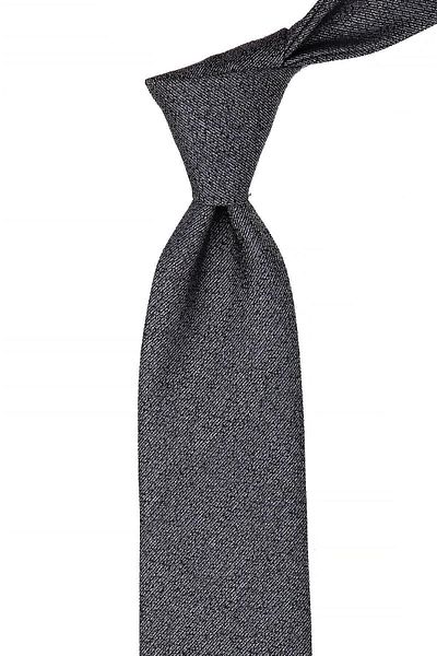 Kravatkolik Men's Black Sand Pattern Classic Necktie with Handkerchief Kk10506