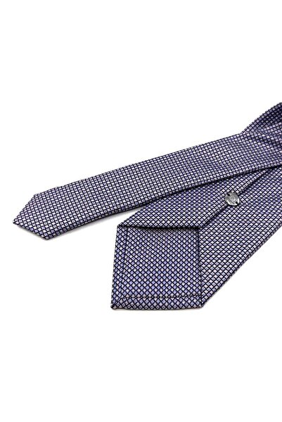 Kravatkolik Ροζ γραβάτα με σχέδιο με μαντήλι - KK12597