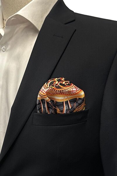 Kravatkolik Чоловіча кишенькова хустинка з димчастим візерунком SPS584-75