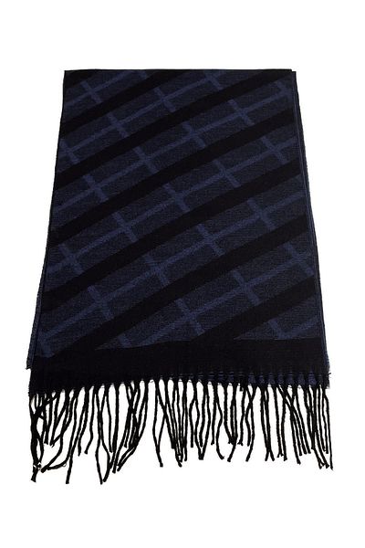 Kravatkolik Navy Blue Checkered Men's Camisole K335