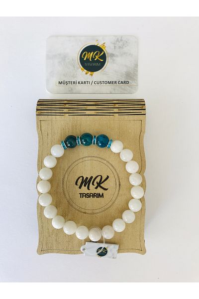 MK tasarım Real Aytasian and Apatit Bracelet - MKT25001