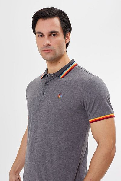Tony Montana Μπλουζάκι Polo Neck Regular Fit