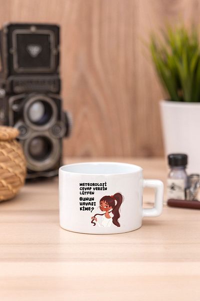 Hediyedukkani 180 ml Cup Mug - It's the Air Who Printed