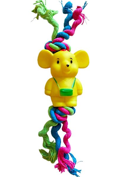 AMORE Animals Floss Dog Toy