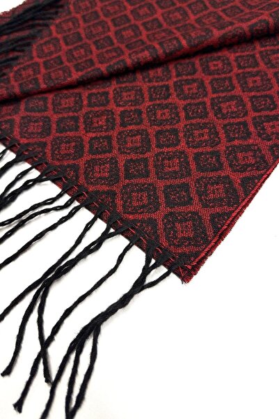 Kravatkolik Red - Black Motif Pattern Men's Camisole K553