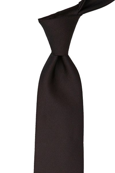 Kravatkolik Men's Brown Dot Pattern Classic Necktie with Handkerchief Kk10249