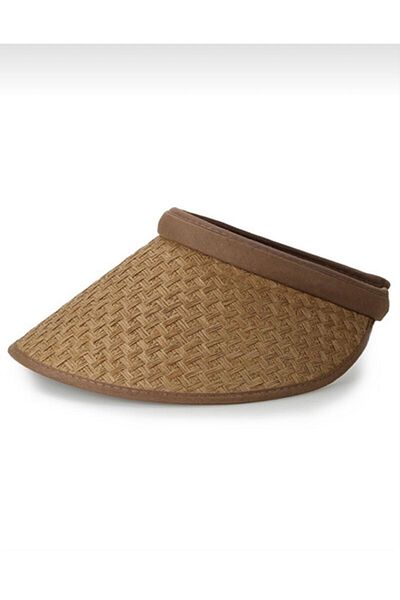 Hat Factory Women's Original Straw Visor Hat