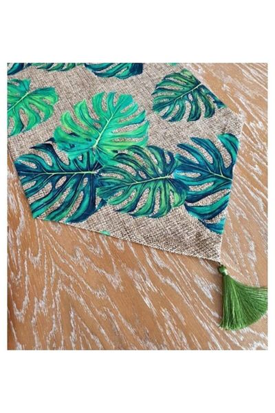 Else Home Collection Alergăre cu model cu talpă verde Camel