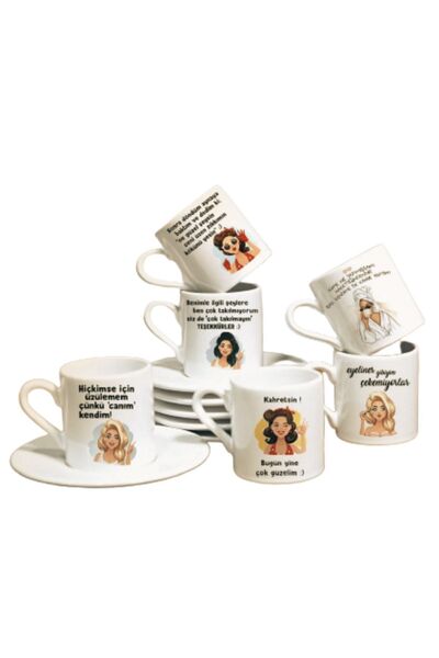 Hediyexpres Canım Kendim, Çok Güzelim, Kahve Yaptım, Çekemiyorlar Modlu Kahve...