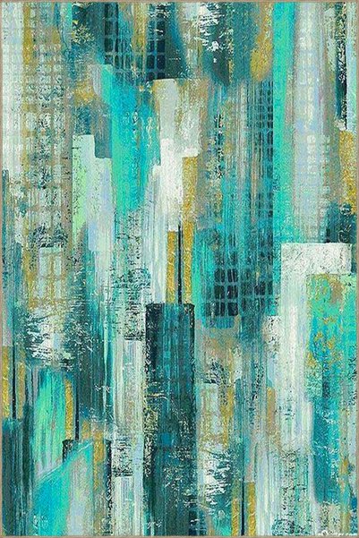 Rugs Modern Halı Green Flowing Woven Base Carpet and Washable Carpet Miravip1...