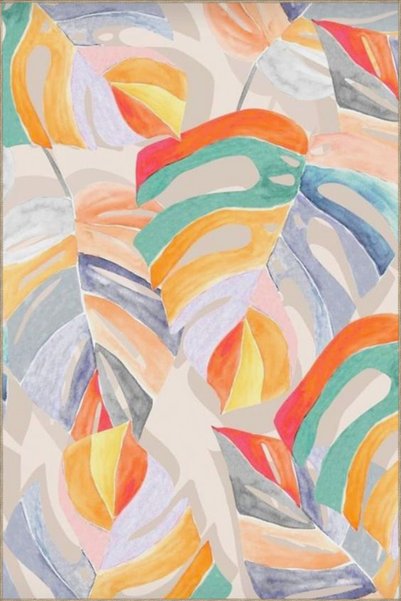 Rugs Modern Halı Colorful Palm Woven Base Carpet and Washable Carpet Miravip1...