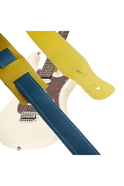 MEDUSA Hakiki Deri Bass Ve Elektro Gitar Askısı Full Leather Guıtar Strap