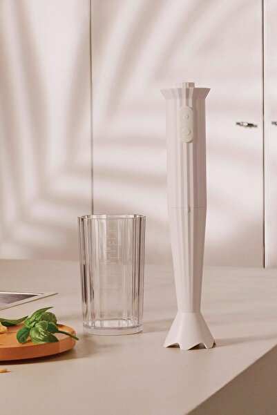 Alessi Plisse El Blender Seti Beyaz