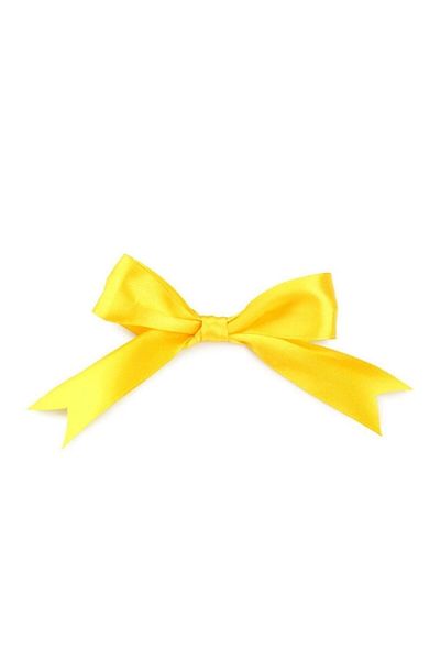 serap çiçekçilik YELLOW SATIN BOW RIBBON 10 PIECES SATIN RIBBON BOW.