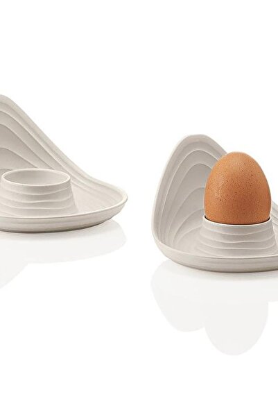 GUZZİNİ Guzzini Tierra 2'li Yumurta Kabı Açık Krem