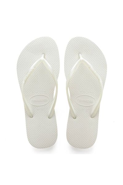 Havaianas Slim White Women's Slippers
