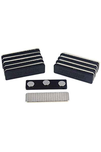 Dünya Magnet 20 Adet Mıknatıslı Yakalık Isimlik - Rozet Tutucu Manyetik