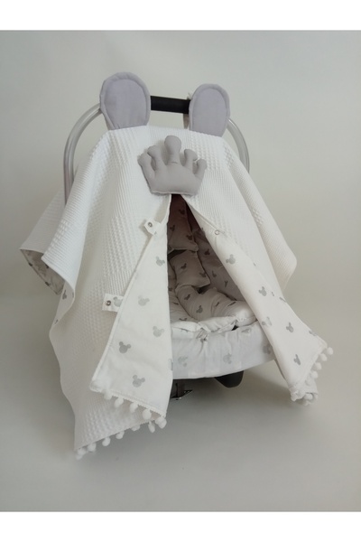 Wenaris وسادة عربة الأطفال - غطاء للأذنين