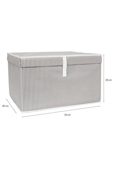 Emofom Αποθήκευση Maxi 50x40x30 CM - Πτυσσόμενο κουτί, Organizer κάτω από την βάση αποθήκευσης, Αποθήκευση ρούχων για μαξιλάρι
