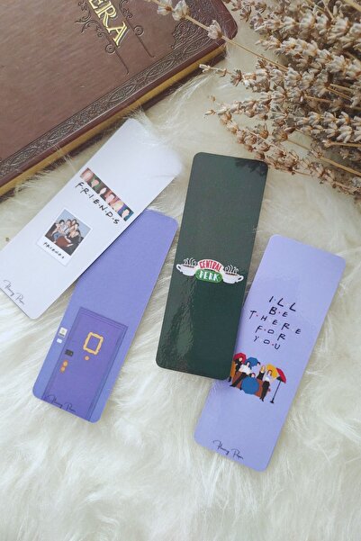 Flowery Paper Friends Kitap Ayracı 4'lü Set