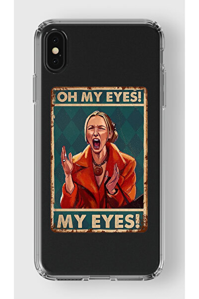 moonset Iphone XS Max Uyumlu Phoebe Tasarımlı Baskılı Şeffaf Telefon Kılıfı