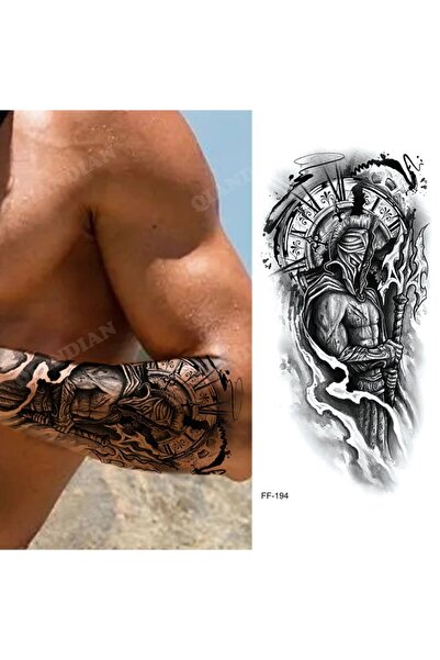 Tattoo Gerçekçi Gladyatör Geçici Dövme Tattoo