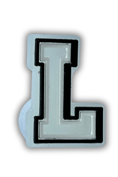 Crocs Jibbitz Terlik Süsü gece parlayan ışıklı l harf