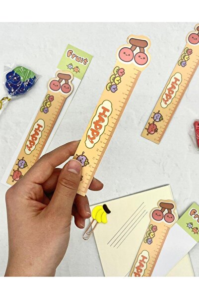 Kağıt Gemi Dükkan Semn de carte și riglă magnetice cu model de cireșe - Semn ...