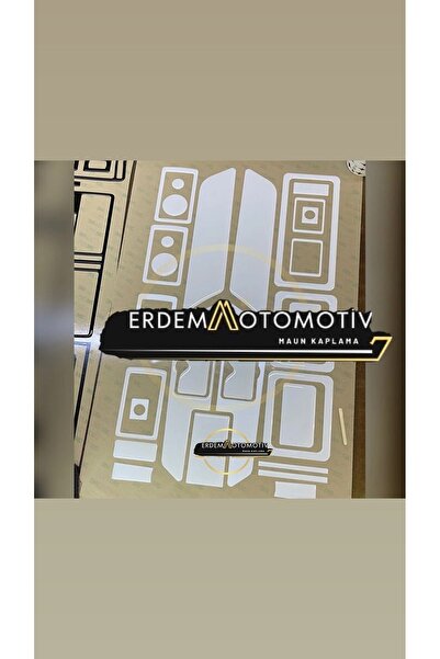 ERDEM OTOMOTIV مجموعة كاملة من طلاء الماهوجني Torpedo باللون الأبيض من Renaul...