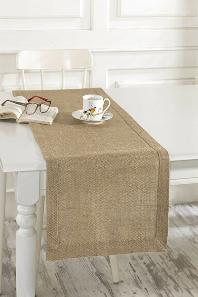 HALATÇI HOME Jüt Kumaş Runner 40x130
