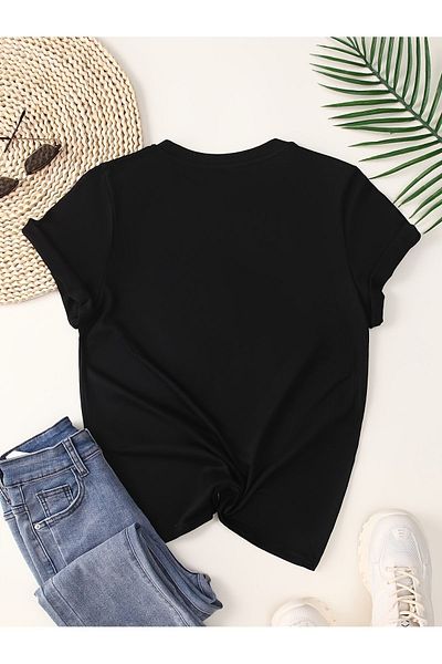 Let's Wear Μπλουζάκι Unisex Nirvana με στάμπα με γιακά ποδηλάτου