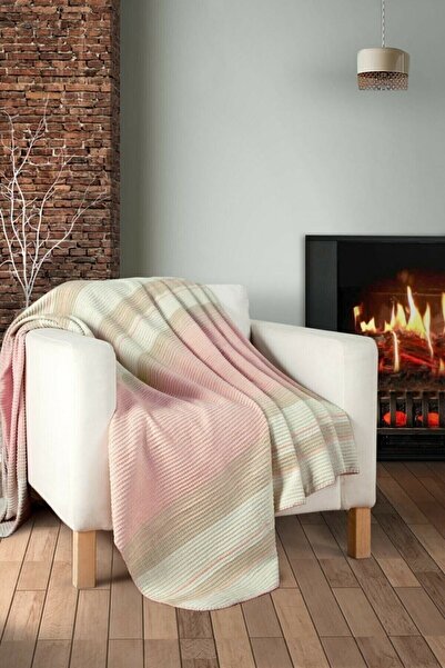 Elfida Home&Kids Двоспальне бавовняне ковдру Soft Color у смужку