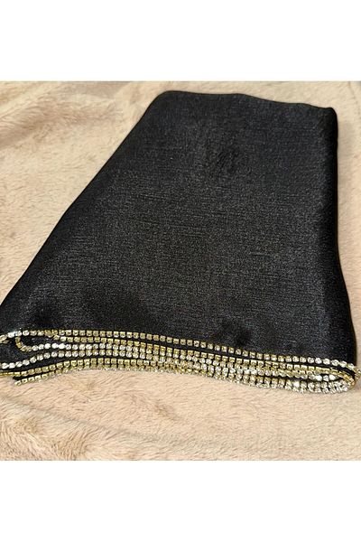 Elif Cosie Black Stone Gold Stone Special Design Janjan Shawl