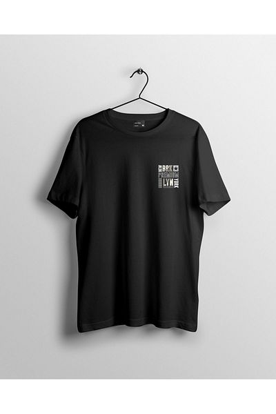 Let's Wear Μπλουζάκι Los Angeles Premium Crew Neck - Μεγάλο εμπριμέ