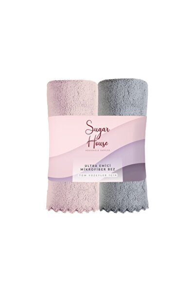 Generic Brand Set de 2 cârpe din microfibră ultra-absorbante