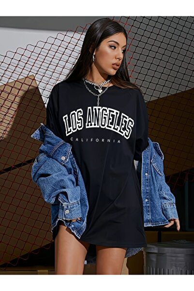 Let's Wear Λος Άντζελες - Μπλουζάκι με λαιμόκοψη California