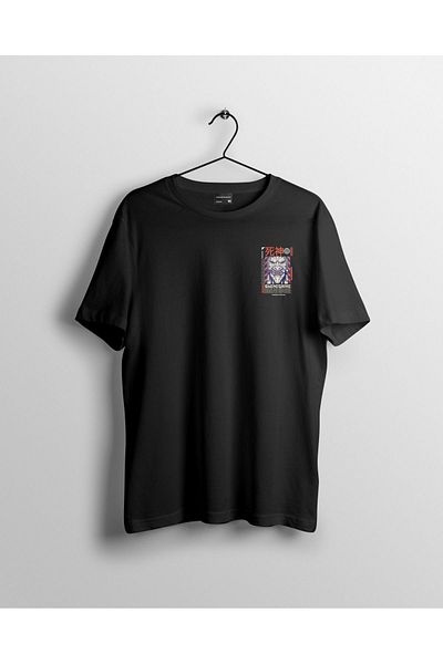 Let's Wear Ανδρικό T-Shirt Premium - Shinigami Print, Crewnneck